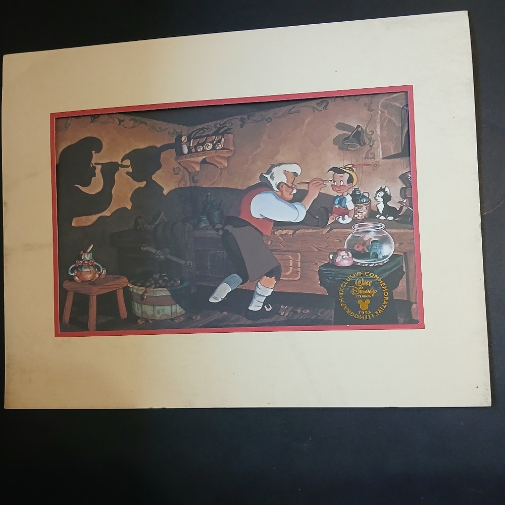 Disney Pinocchio Animation Art Print